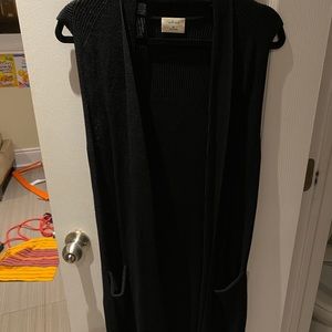 Aritzia Wilfred Black Wool Cardigan